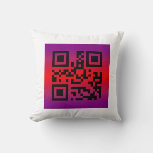 QRコード®ことわざ:ハッピーイースター クッション (正面)