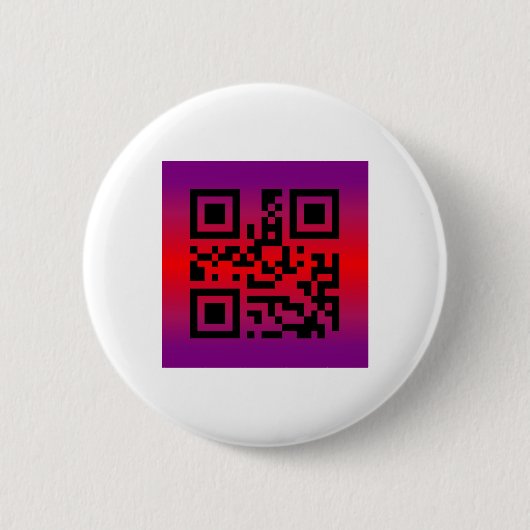 QRコード®ことわざ:ハッピーイースター 缶バッジ (正面)