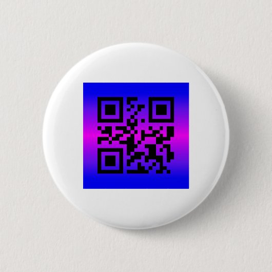 QRコード®ことわざ:ハッピーバースデー 缶バッジ (正面)