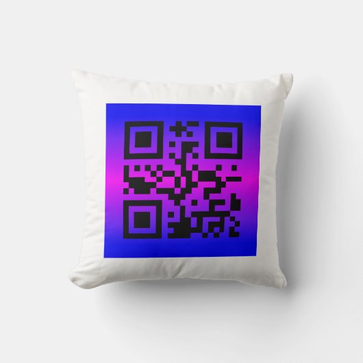 QRコード®ことわざ: IT'S TWINS クッション (正面)