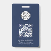 QRコード イベントバッジ バッジ (裏面)