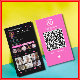 QRコード インスタグラム ソーシャルメディア モダンインフルエンサー 名刺
