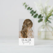 QRコード ウェディング ヘアスタイリスト 写真 名刺 (スタンド正面)