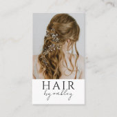 QRコード ウェディング ヘアスタイリスト 写真 名刺 (正面)