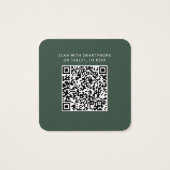 QRコード ウェディング 返信ハガキ (裏面)