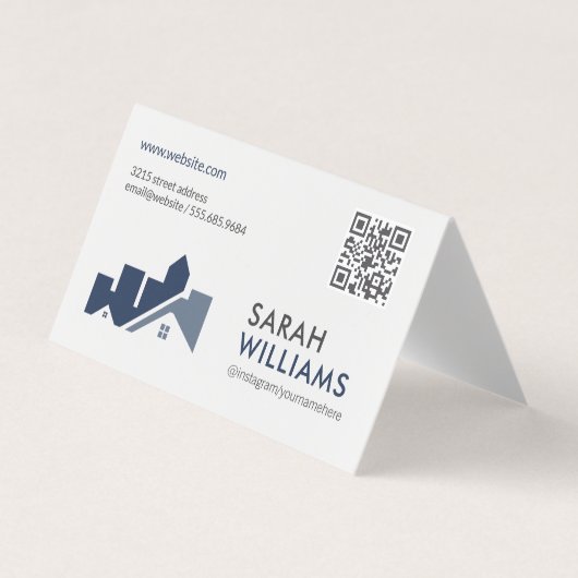 QRコード | エステート実在ホーム 名刺 (正面)