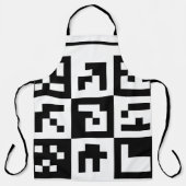 qrコード エプロン (正面)