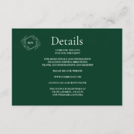 QRコード エメラルドグリーン 封筒 カード 詳細