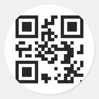 QRコード – オバマ2012 ラウンドシール