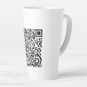 QRコード カフェラテマグ (右アングル)