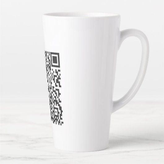 QRコード カフェラテマグ (右)