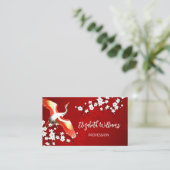 QRコード |クレー日本のンレッド 名刺 (スタンド正面)