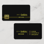 "qrコード"グラフィックデザイナー名刺 名刺 (正面/裏面)