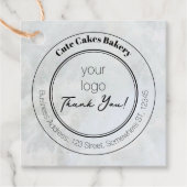 QRコード ケーキ カード タグ (正面)