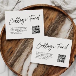 QRコード コラージュ ファンド ミニマリスト 卒業 エンクロージャーカード