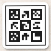 qrコード コースター (正面)