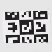 qrコード ゴルフタオル (横)
