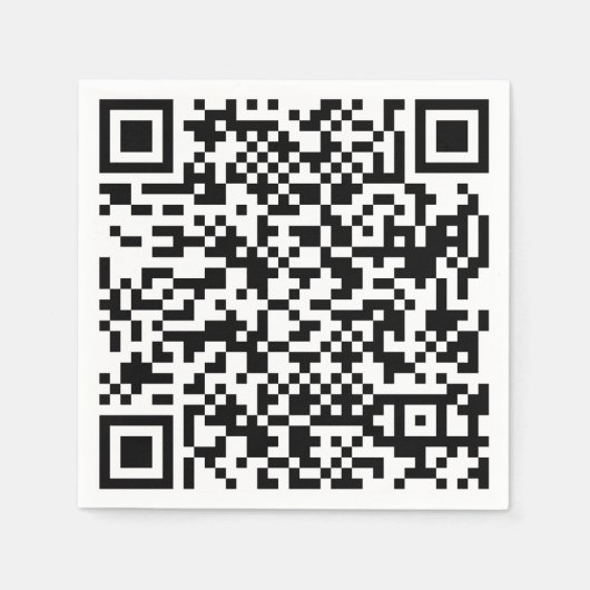 Qrコード スタンダードカクテルナプキン (正面)