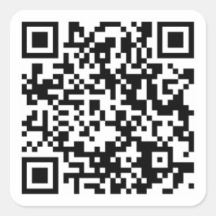 QRコード-ステッカー スクエアシール