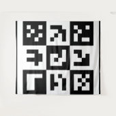 qrコード タペストリー (正面(横))