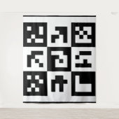 qrコード タペストリー (正面)