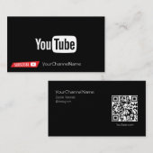 QRコード |チャネル広告カード 名刺 (正面/裏面)