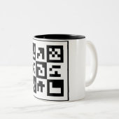 qrコード ツートーンマグカップ (正面右)
