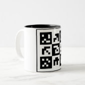 qrコード ツートーンマグカップ (正面左)