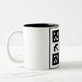 qrコード ツートーンマグカップ (左)