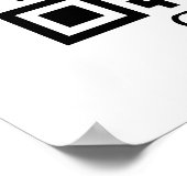 QRコード、テクノロジはこちら ポスター (角)