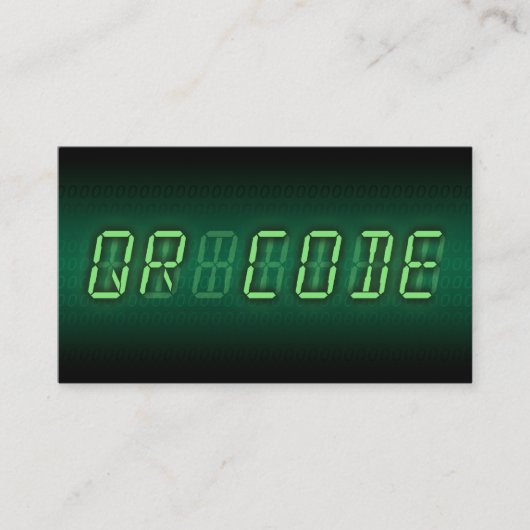 QRコード（デジタル読み出し） 名刺 (正面)