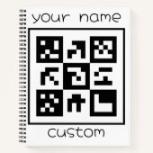 qrコード ノートブック (正面)