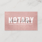 QRコード | バラモダン金ゴールド移動公証人公共 名刺 (正面)