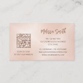 QRコード |バラ金ゴールドマンダラータートルズ 名刺 (裏面)