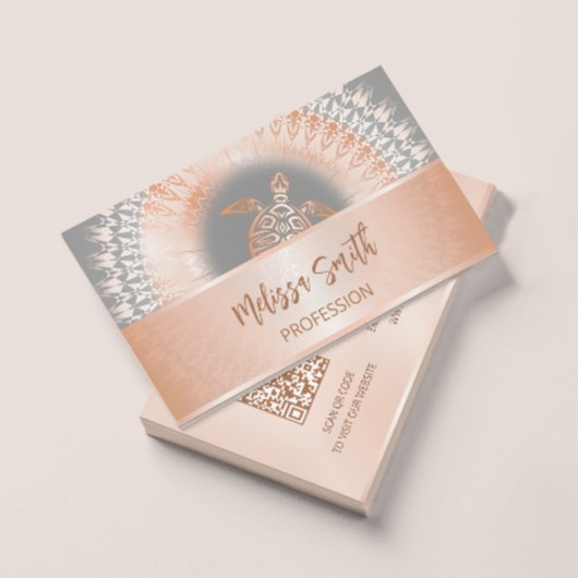 QRコード |バラ金ゴールドマンダラータートルズ 名刺