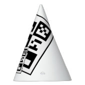 qrコード パーティーハット (右)