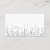 QRコード |ビジネスマン |スカイライン 名刺 (裏面)