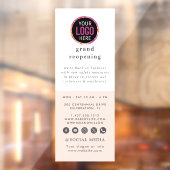 QRコード | ビジネス ロゴ ウィンドウサイン (シート2)