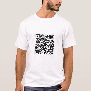QRコード ビジネス ロゴ カンパニー プロモーション Tシャツ