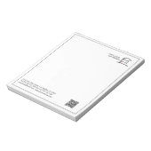 QRコード ビジネス ロゴ プロモーション ノートパッド (回転)