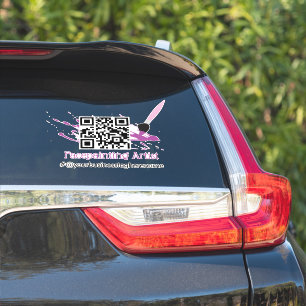 QRコード フェイスペイント 名前 車 ステッカー シール
