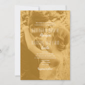 QRコード フォトウェディング 招待状 (正面)