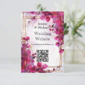 QRコード フューシャ エンチャントメント: 水彩画 エンクロージャーカード (スタンド正面)