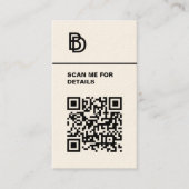 QRコード – プロフェッショナル名刺 名刺 (正面)