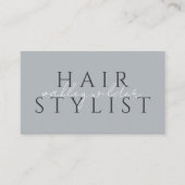 QRコード ヘアスタイリスト ニュートラル 名刺 (正面)