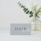 QRコード ヘアスタイリスト ニュートラル 名刺 (スタンド正面)
