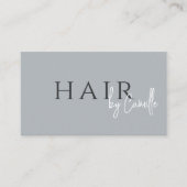 QRコード ヘアスタイリスト ニュートラル 名刺 (正面)