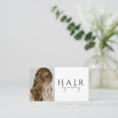 QRコード ヘアスタイリスト 写真 名刺 (スタンド正面)