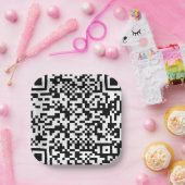 Qrコード ペーパープレート (パーティー)