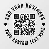 QRコード | ミニマシンプルリストのビジネスの成功 ウィンドウサイン (シート)